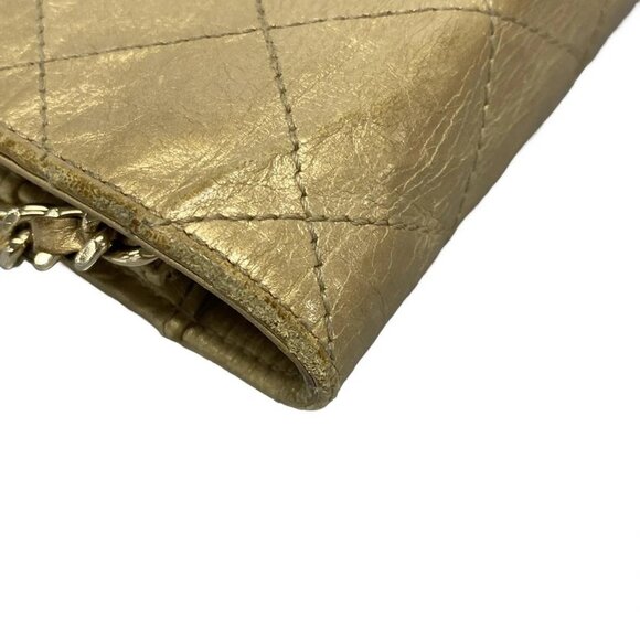 Auth CHANEL Matelasse Gold Leather Other Style Wallet Gold hardware - Picture 8 of 16
